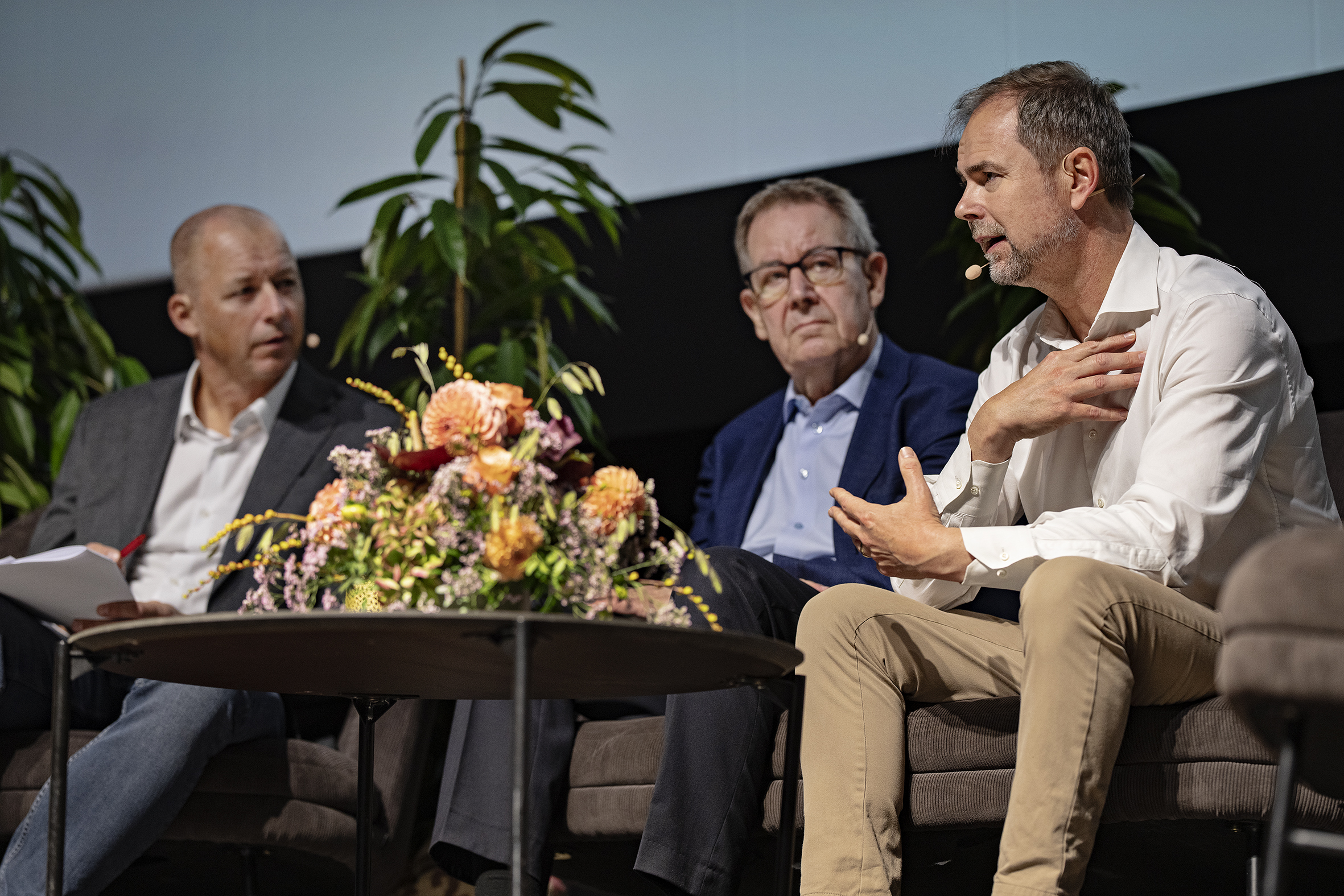 Psykiatritopmøde, finansminister Nicolai Wammen gik på scenen til en debat med Poul Nyrup Rasmussen om forebyggelse