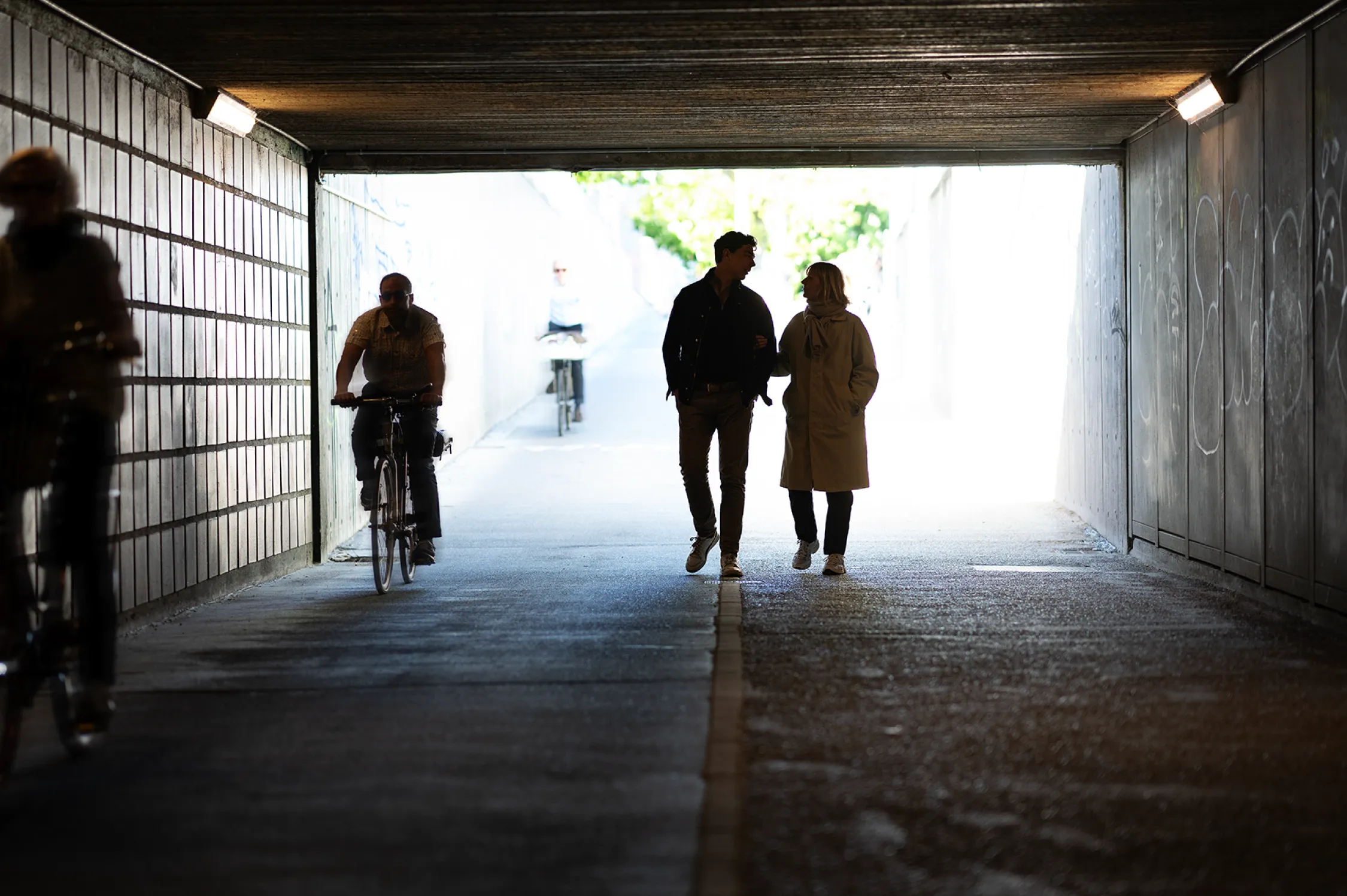 Son and mom go for a walk and talk about what is anxiety