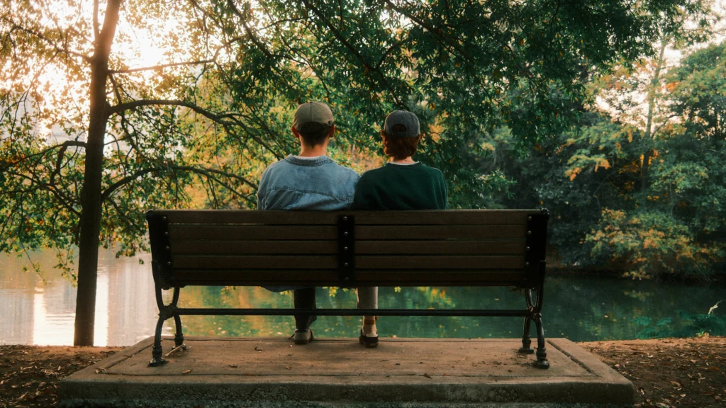 mellem os familie Skilte forældre