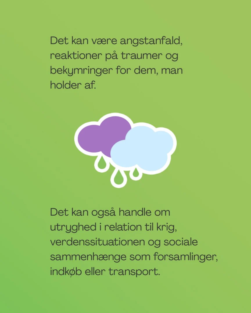 Det kan være angst for ikke at slå til, vælge forkert eller fejle - men også følelsen af at blive holdt uden for og fysiske symptomer som ondt i maven, tankemylder og smerter i brystet.