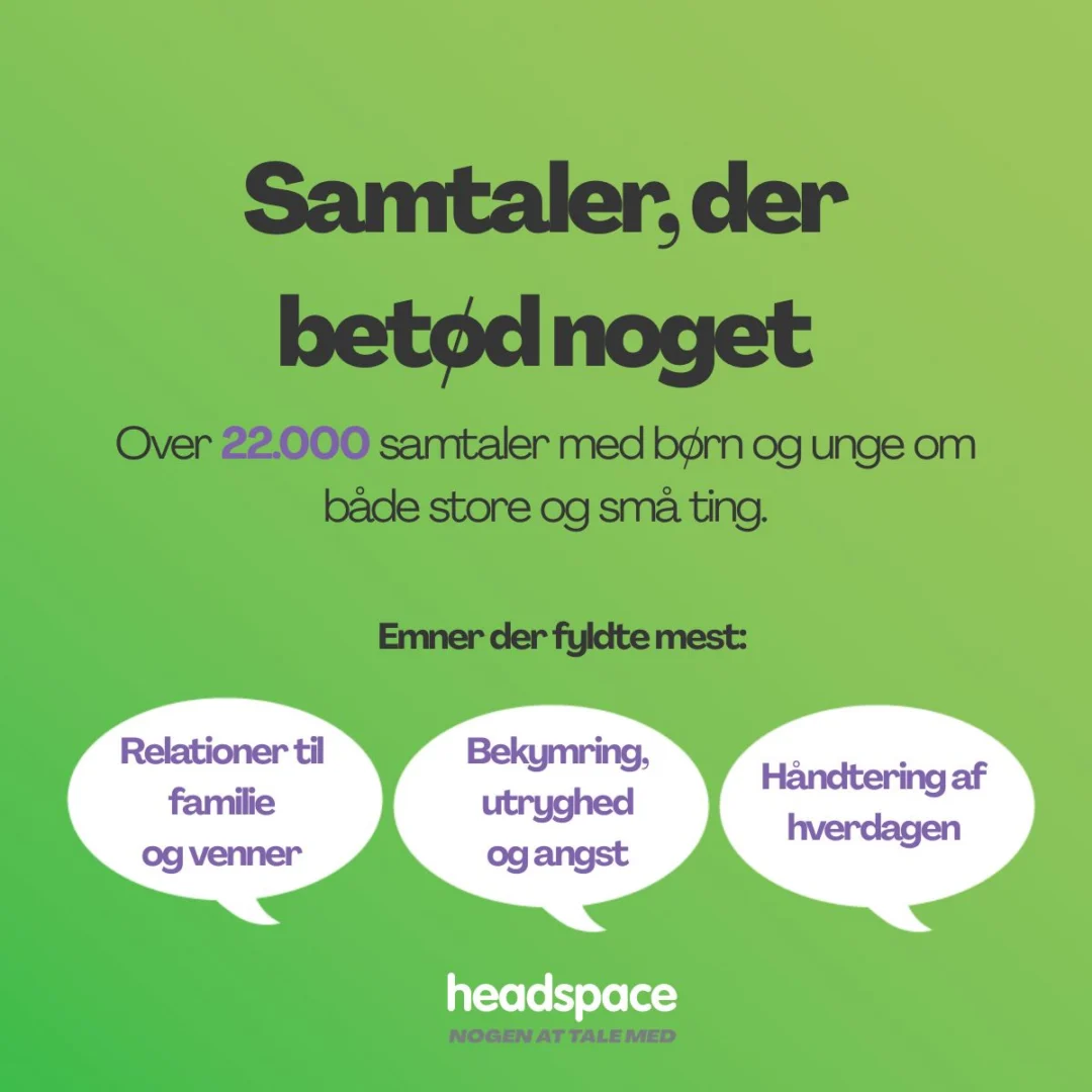 Samtaler, der betød noget - Over 22.000 samtaler med børn og unge om både store og små ting.