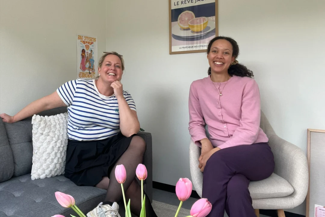 Marie og Anna Centerchef Marie og ungerådgiver Anna i headspace Dragør