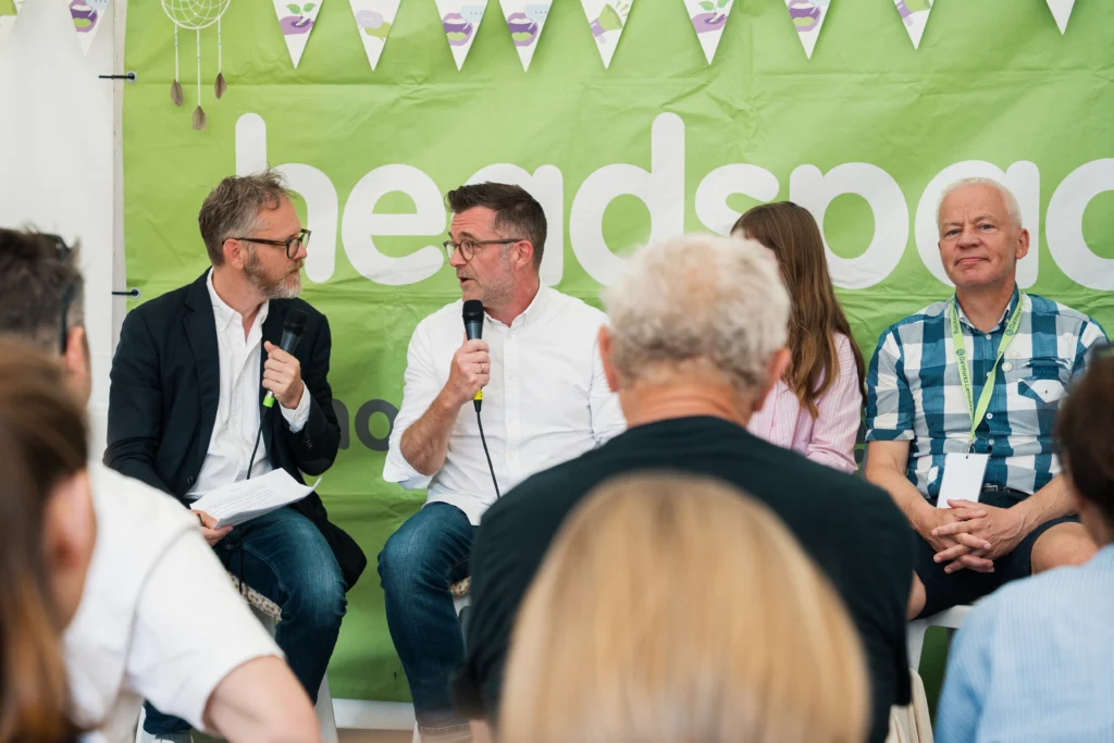Kristian Dissing Olesen fra Skolelederforeningen, Poul Nyrup Rasmussen, Niels Lykke Lynnerup fra Danmarks Lærerforening og Ellinor Bach fra Danske Skoleelever